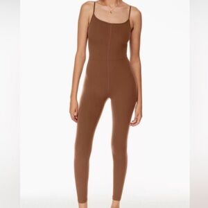 ARITZIA Wilfred Divinity Jumpsuit, Size XS, Warm Brown